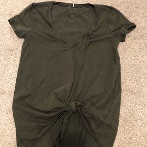 Lululemon tied up v-neck tee